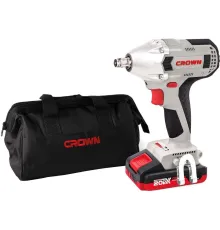 Гайковерт Crown CT22015HX-2 TB с 2-мя АКБ, сумка