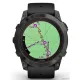 Умные часы Garmin Fenix 7X Pro Sapphire Solar карбоново-серый титан/черный
