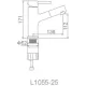 Смеситель Ledeme l1055-25