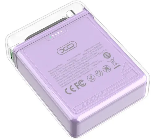 Внешний аккумулятор XO PR226 10000mAh фиолетовый