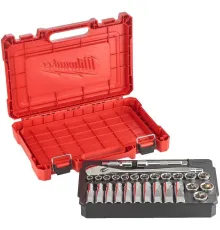 Набор трещотка с головками Milwaukee 4932471864 28 предметов