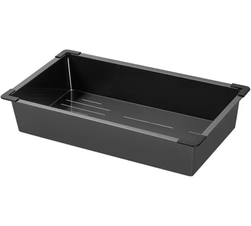 Кухонная мойка ARFEKA Eco AR мойка 450*500 POP-UP, коландер G, дозатор BLACK DECOR