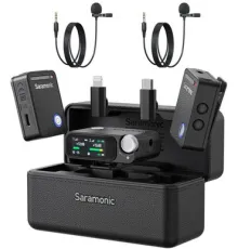 Радиосистема Saramonic Ultra c 2 петличными микрофонами, черный
