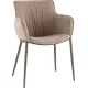 Стул с подлокотниками Stool Group Твигги LV-118-RlL-08-7006 шенилл бежевый/бежево-серый