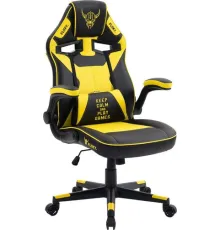 Игровое геймерское кресло FLOKY Asgard Yellow-Black желтый/черный