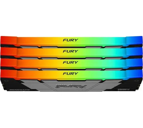 Оперативная память Kingston FURY Renegade RGB 4x8ГБ DDR4 3200 МГц KF432C16RB2AK4/32