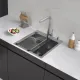 Кухонная мойка ARFEKA Eco AR мойка 450*500, коландер G, дозатор Satin Decor Millet