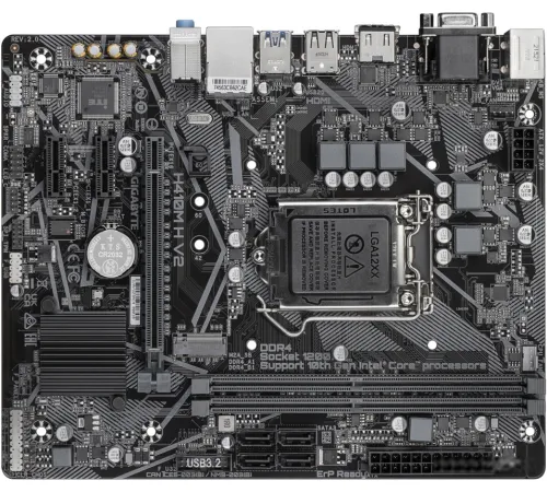 Материнская плата Gigabyte H410M H V2 rev. 2.0