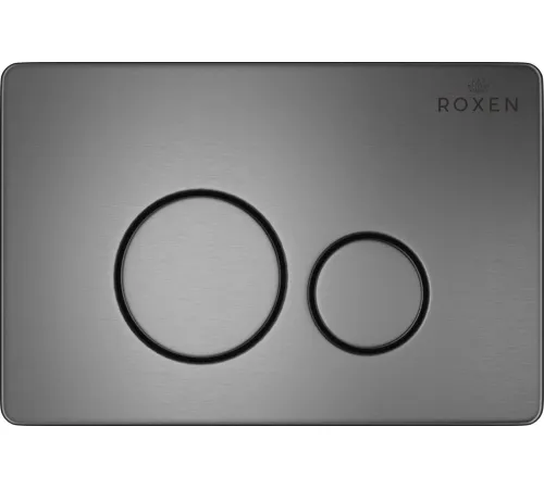Унитаз подвесной Roxen Vine Tornado в комплекте с инсталляцией StounFix Dual Fresh 6 в 1 979020 кнопка: оружейная сталь/металл