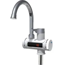 Проточный электрический водонагреватель-кран Unipump BEF-001 с дисплеем и жестким изливом