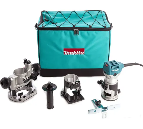 Кромочно-петельный фрезер Makita RT0702CX2 с сумкой
