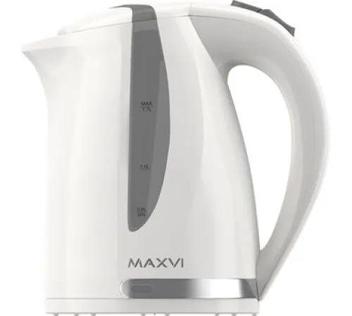 Электрический чайник Maxvi KE1701P белый/серый