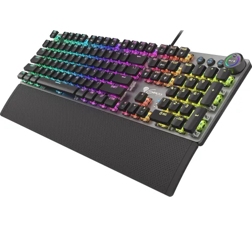 Клавиатура Genesis Thor 380 RGB нет кириллицы