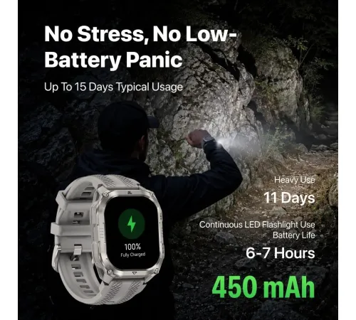 Умные часы Kospet Pulse 2 черный