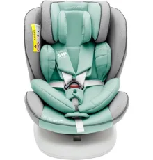 Детское автокресло Amarobaby Champion Isofix AMARO-2008CH-Se/Bi серый/бирюзовый