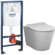 Унитаз подвесной AM.PM Sunny Flashclean C85C1701SC + GROHE Rapid SL 39504000