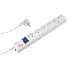 Сетевой фильтр Power Cube SPG6-A5 5 м, белый