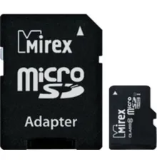 Карта памяти Mirex microSDXC UHS-I Class 10 128GB + адаптер [13613-AD10S128]