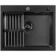 Кухонная мойка Diamond 600*500, коландер, дозатор BLACK DECOR
