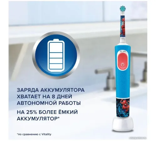 Электрическая зубная щетка Oral-B Vitality Pro Kids Spiderman D103.413.2K