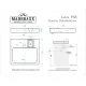 Умывальник MARRBAXX Адель V53D1 V053D001