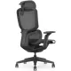 Офисное кресло SitZone E-JX-001A сетка, пластик, черный