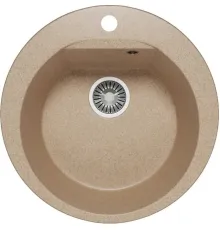 Кухонная мойка Polygran Atol-520 песочный 302