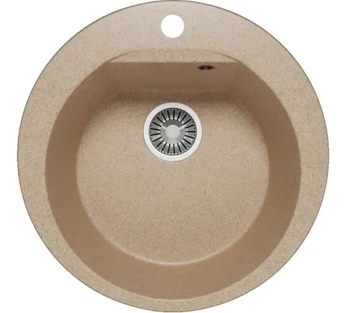 Кухонная мойка Polygran Atol-520 песочный 302