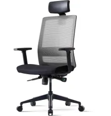 Кресло Bestuhl S30 Black Pl с подголовником черный