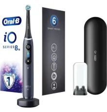 Электрическая зубная щетка Oral-B iO 8n черный, 1 насадка
