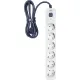 Стабилизатор Powercom SP-06W 5м, 6 розеток, белый/серый