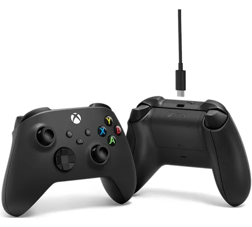 Геймпад Microsoft Xbox + USB-C кабель черный
