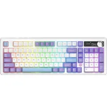Клавиатура Ajazz AK980 V2 фиолетовый/белый/синий, Ajazz Gift
