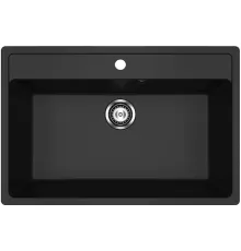 Кухонная мойка Ulgran U-600 344 ультра-черный