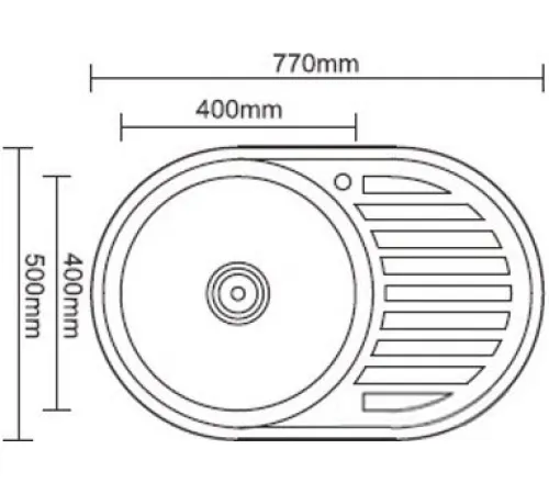 Кухонная мойка Ledeme L87750-L