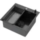 Кухонная мойка ARFEKA Eco AR мойка 500*500 POP-UP, коландер G, дозатор BLACK DECOR VOLCANIC ROCK