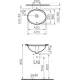 Умывальник Vitra Arkitekt 47x38 6039B003-0012