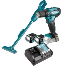 Makita CLX226X1 шуруповерт, пылесос, 2 АКБ