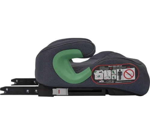 Детское сиденье Indigo QuickFix Isofix серый/серый