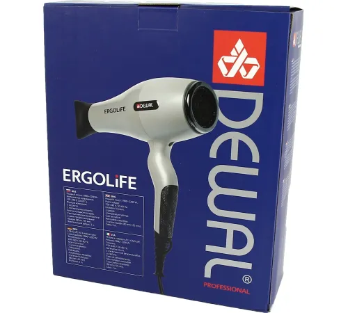 Фен Dewal ErgoLife 03-001 черный