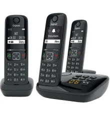 Радиотелефон Gigaset AS690A Trio RUS черный
