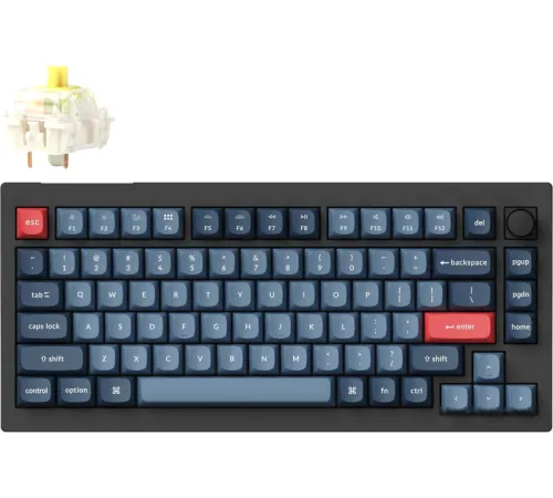 Клавиатура Keychron V1 Max RGB V1M-D4-RU Gateron Jupiter Banana