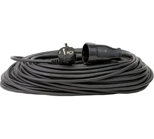 Удлинитель Glanzen ES-30-003 30 м, черный