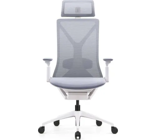 Офисное кресло SitZone E-YR-001A-P1-WH сетка/ткань, серый
