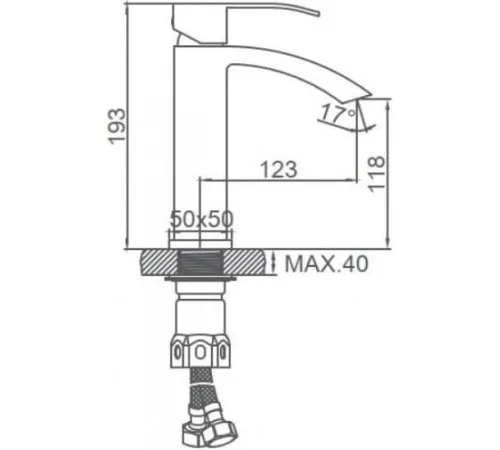 Смеситель Ledeme L71017