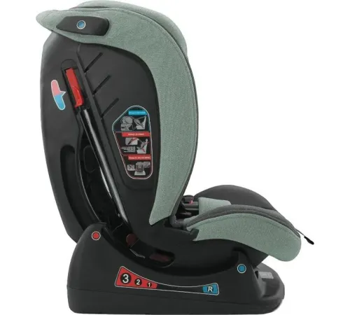 Детское автокресло Indigo Reflex AY913 зеленый/серый