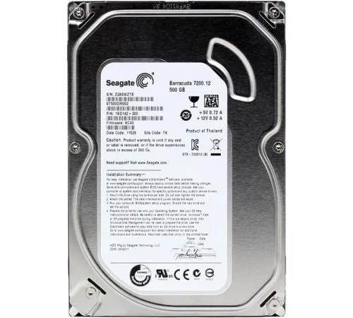 Жесткий диск Seagate Barracuda 7200.12 500GB ST500DM002 восстановленный производителем