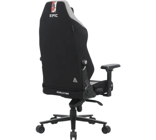 Игровое геймерское кресло Evolution Epic Fabric серый/черный