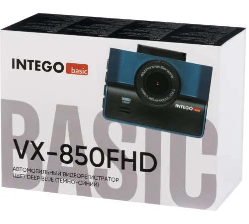 Видеорегистратор Intego VX-850FHD синий
