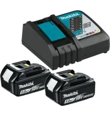 Аккумулятор с зарядным устройством Makita BL1850B + DC18RC 191L74-5 18В/5 Ah + 7.2-18В